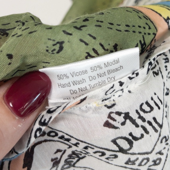 Anthropologie One Hundred Stars Lightweight London Map Kimono - Picture 8 of 9